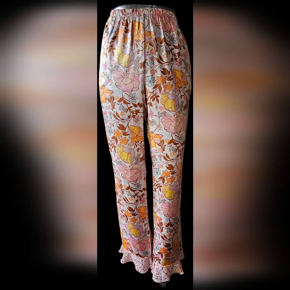 Victoria Secret Floral Print Pajama Pants - Picture 2 of 5